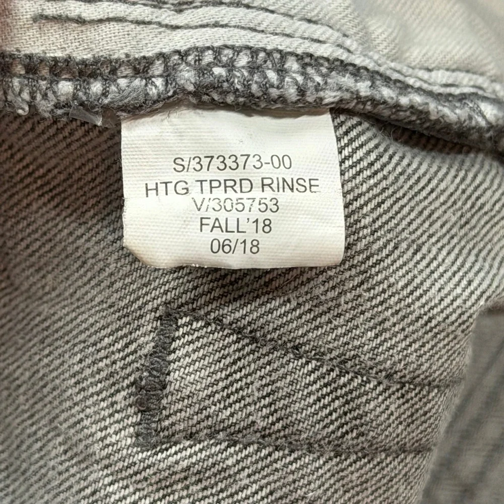 Banana Republic Heritage Jean Men 32 Grey Good Tapered Rinse S/373373-00 Fall 18